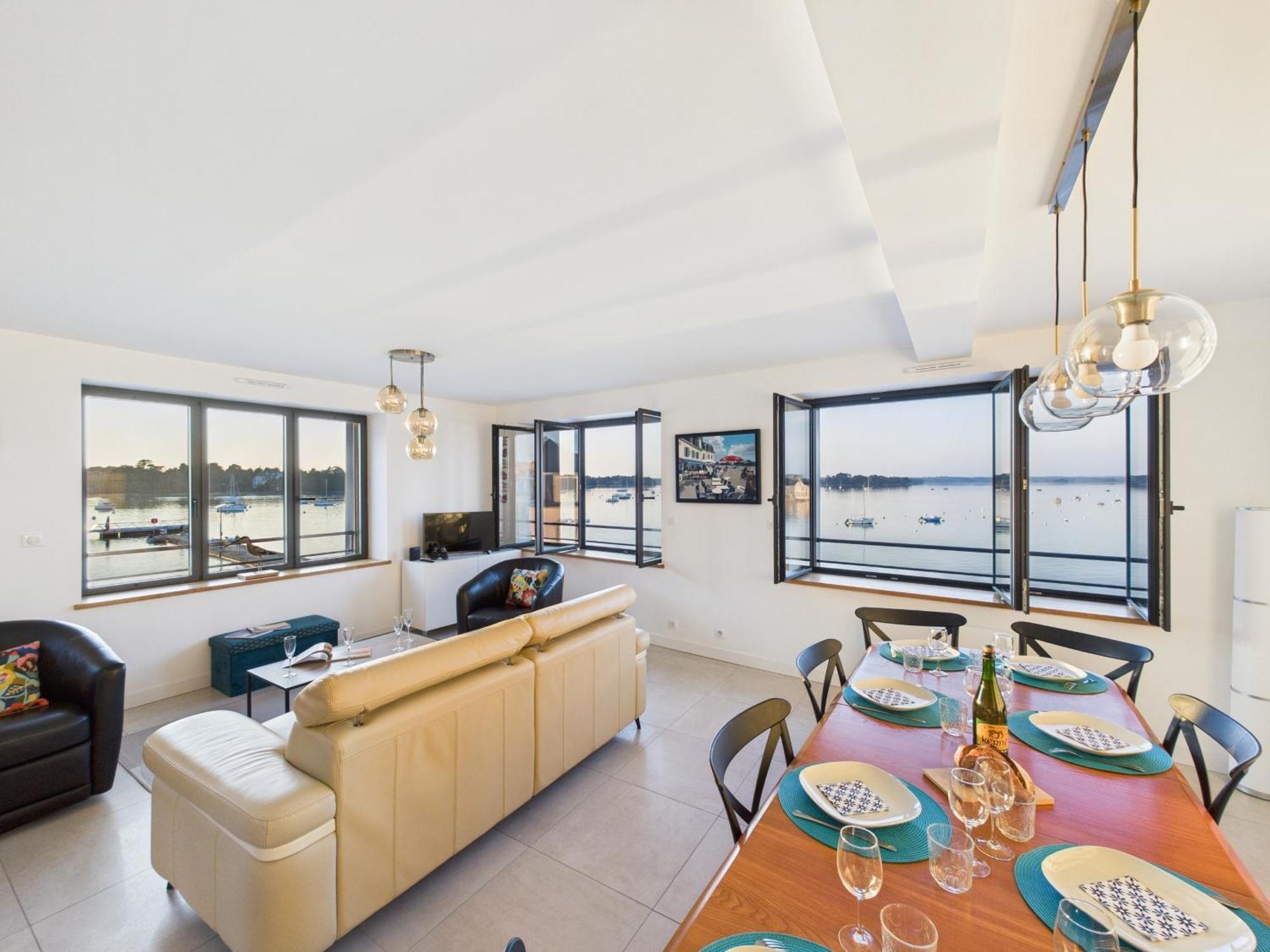 Appartement Vue Sur La Mer A L'Ile Tudy ! Esterno foto
